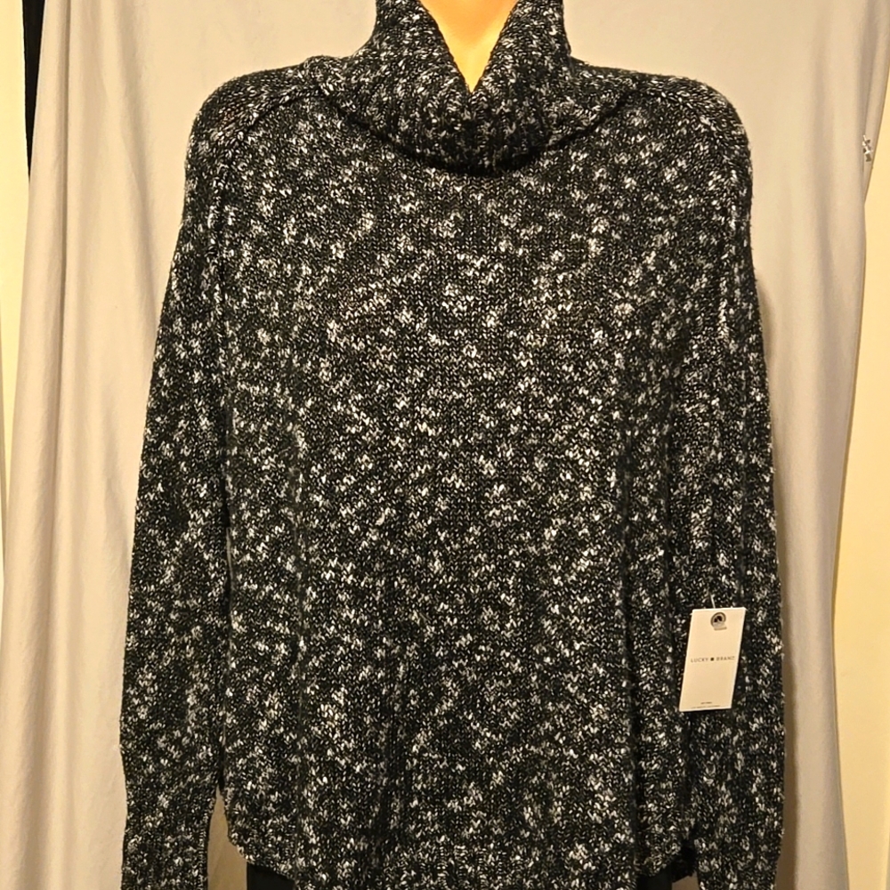 Lucky brand swing styled, turtleneck sweater, New